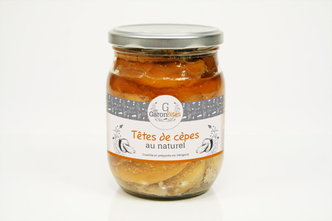 image de Têtes de cèpes au naturel