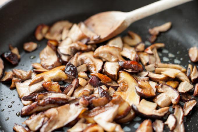 La cuisson des cèpes La cuisson des cèpes